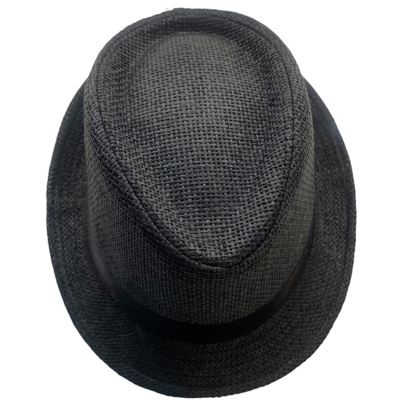 Black, Charcoal colored Fedora,Sun hat,Small brim,OS - Picture 3 of 7